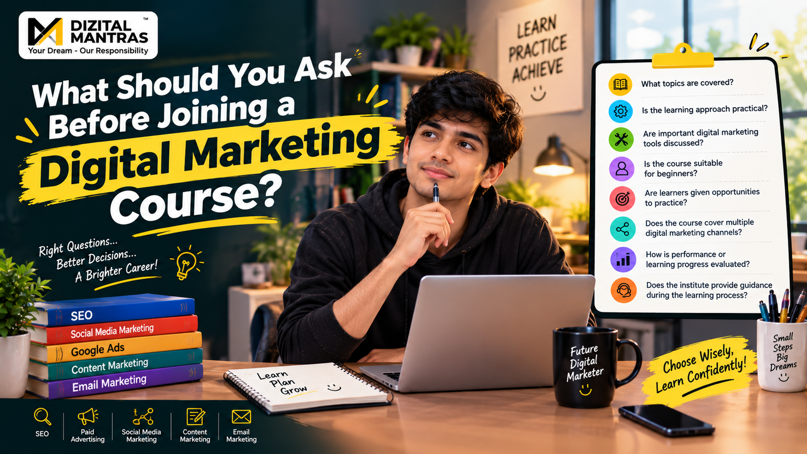 Dizital Mantras Digital Marketing Course: A Practical Approach to Learning Digital Marketing in shahjahanpur